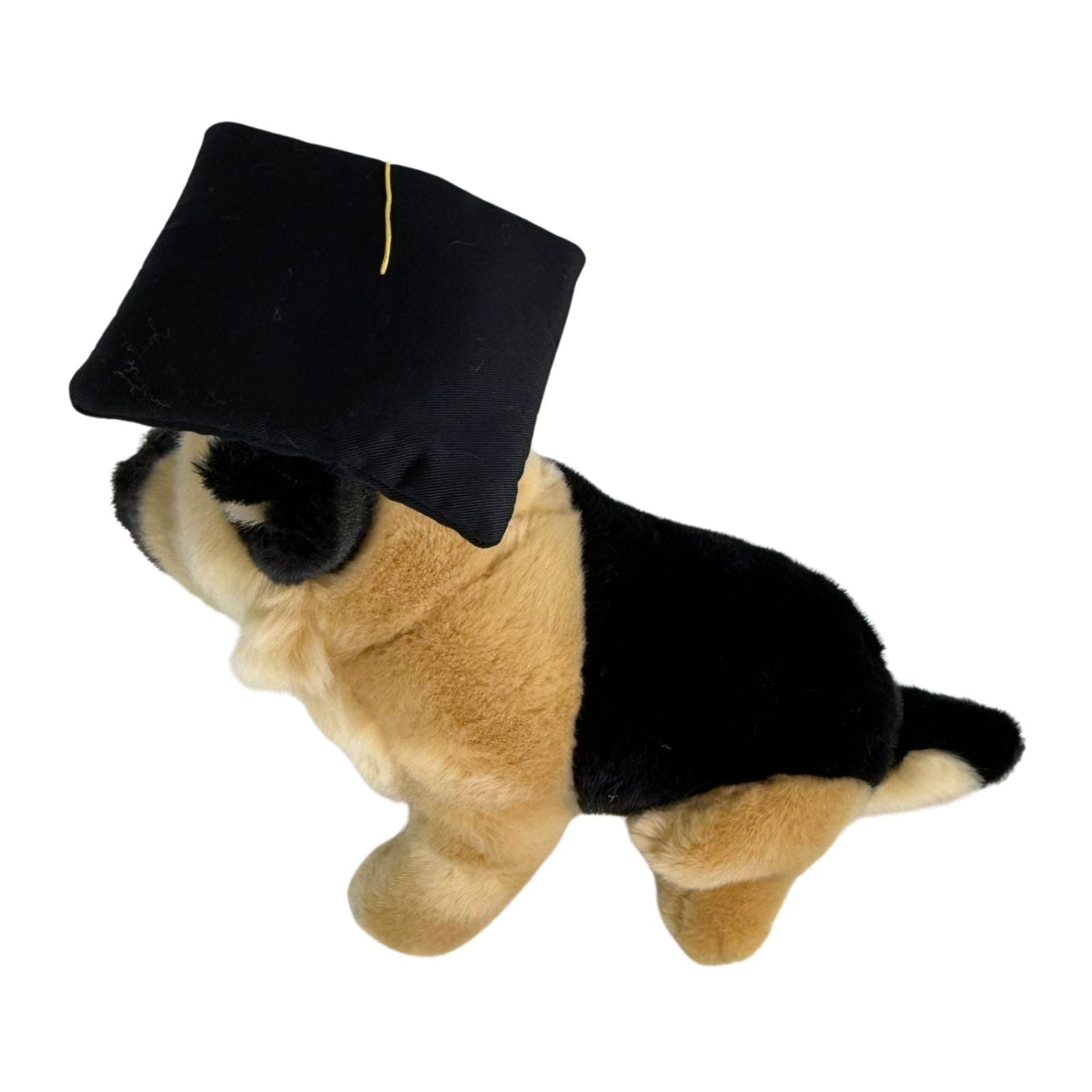 Bocchetta Sargeant 24cm Graduation German Shepherd Plush Toy (Stuffed Animal Dog Grad Gift)