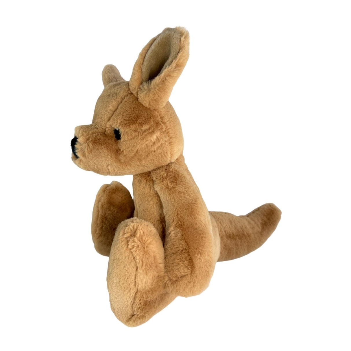 Bocchetta Scout 42cm Fluffy Kangaroo Plush Toy - Tan (Stuffed Animal Baby Gift)