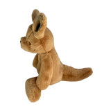 Bocchetta Scout 42cm Fluffy Kangaroo Plush Toy - Tan (Stuffed Animal Baby Gift)