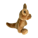 Bocchetta Scout 42cm Fluffy Kangaroo Plush Toy - Tan (Stuffed Animal Baby Gift)