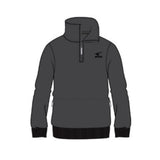 Sfida Sebastian Mens Zip Neck Sweatshirt - Charcoal Marle (Fleece Pullover Jumper)