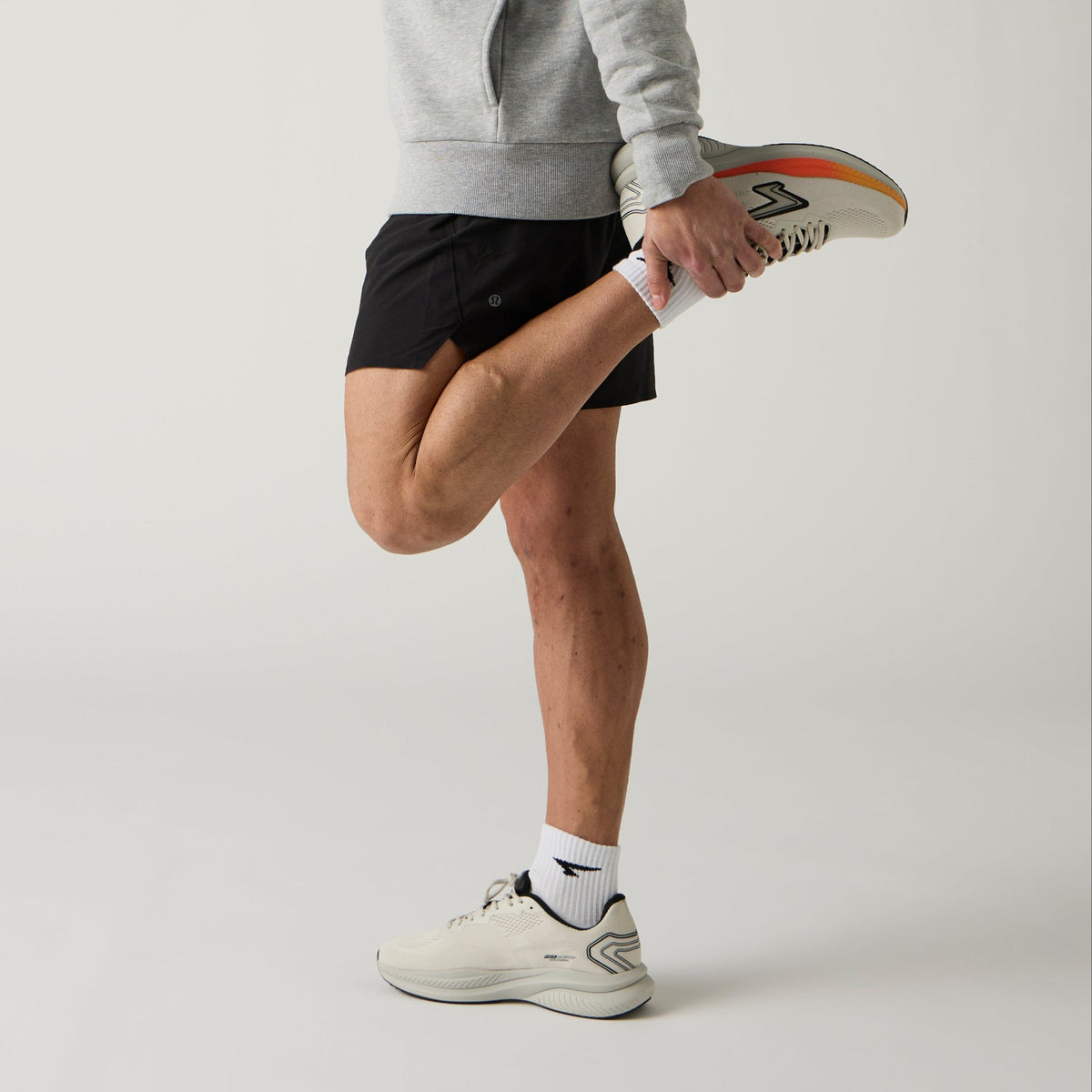 Sfida Brazen Mens Runners - Stone/Orange (Running Shoes/Sneakers)