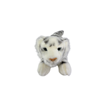 Bocchetta Sheba 31cm Floppy Tiger Cub Plush Toy - White (Realistic Stuffed Animal Wildlife Gift)