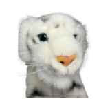 Bocchetta Sheba 31cm Floppy Tiger Cub Plush Toy - White (Realistic Stuffed Animal Wildlife Gift)
