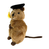 Bocchetta Sheldon 21cm Graduation Quokka Plush Toy (Stuffed Animal Grad Gift)