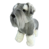 Bocchetta Sherlock 35cm Standing Schnauzer Plush Toy (Realistic Stuffed Animal Dog Gift)