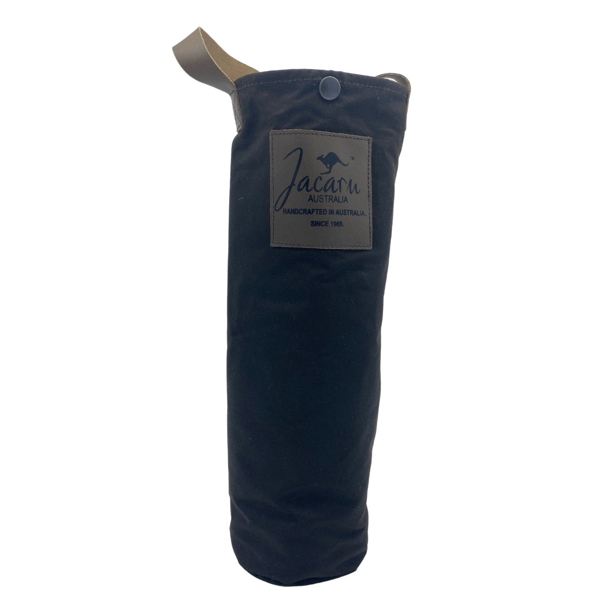 Jacaru 5001 Oilskin Wine Cooler Bag - Single Bottle (Wool Insulated Made in Australia)