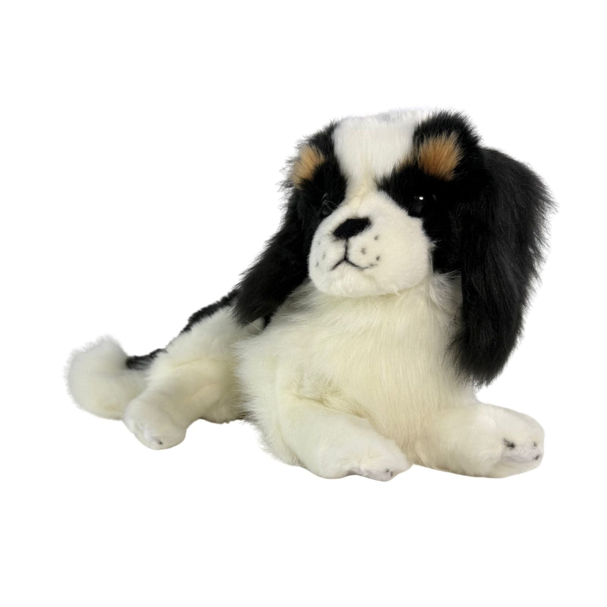 Bocchetta Snuggles 40cm Lying Cavalier King Charles Spaniel Plush Toy (Realistic Stuffed Animal Dog Gift)