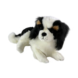 Bocchetta Snuggles 40cm Lying Cavalier King Charles Spaniel Plush Toy (Realistic Stuffed Animal Dog Gift)