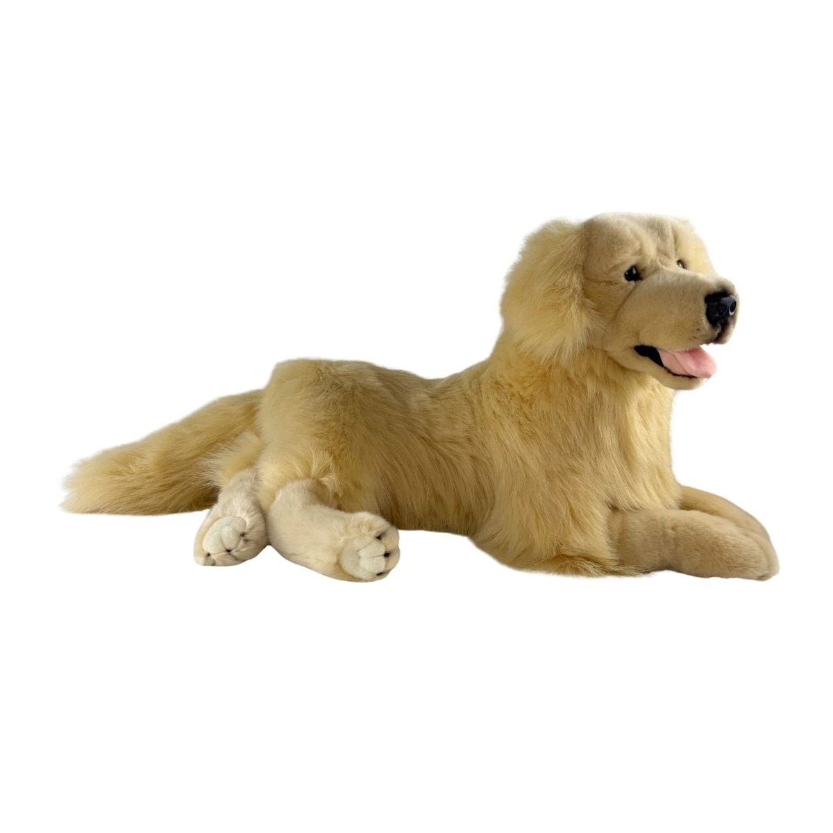 Bocchetta Spencer 62cm Lying Golden Retriever Plush Toy (Realistic Stuffed Animal Dog Gift)
