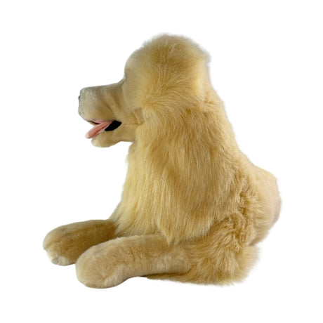 Bocchetta Spencer 62cm Lying Golden Retriever Plush Toy (Realistic Stuffed Animal Dog Gift)