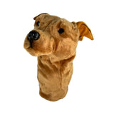 Bocchetta Staffy Plush Golf Club Head Cover - Brown (Novelty Animal Golfer Gift)