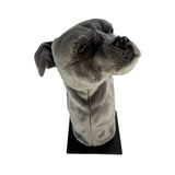 Bocchetta Staffy Plush Golf Club Head Cover - Grey (Novelty Animal Golfer Gift)