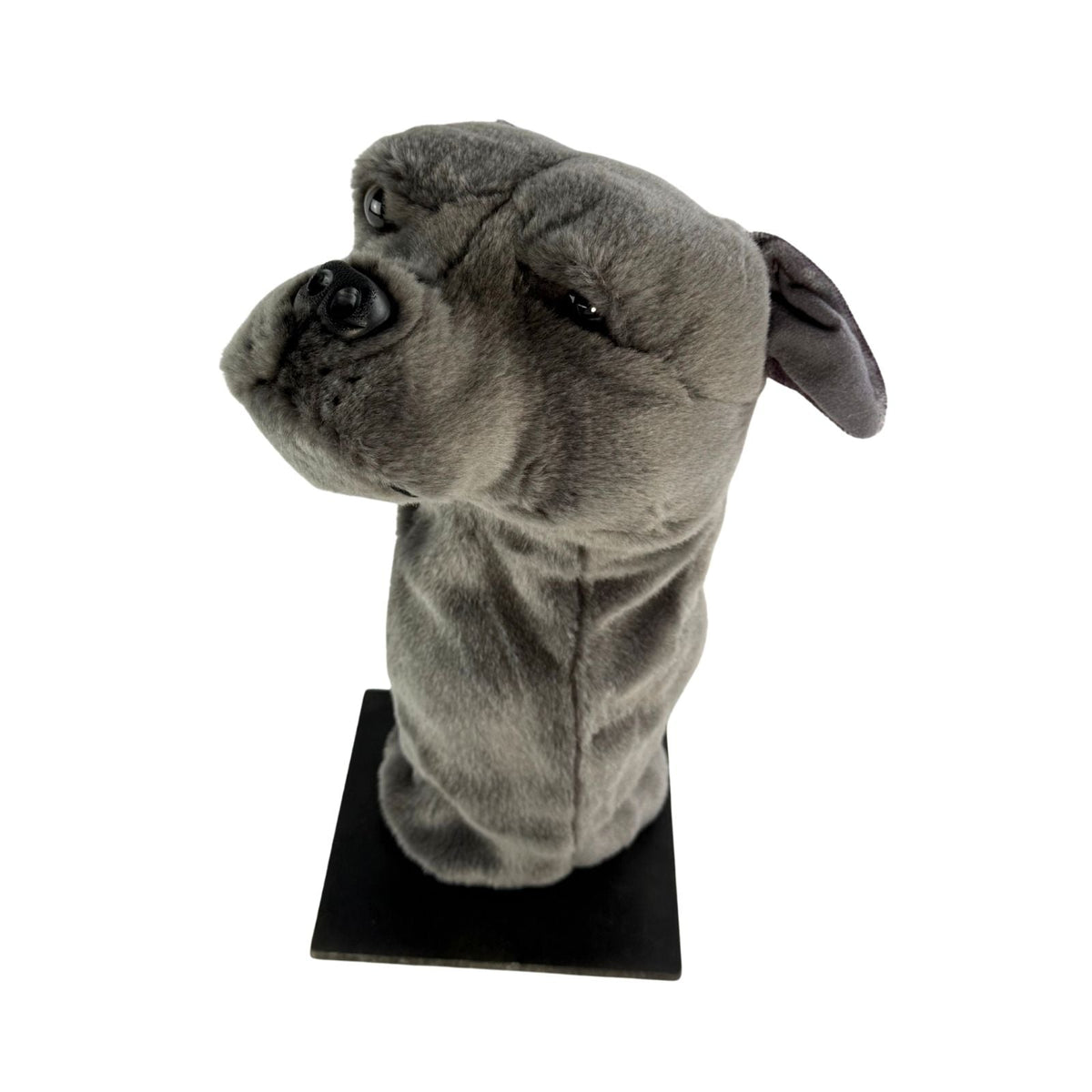 Bocchetta Staffy Plush Golf Club Head Cover - Grey (Novelty Animal Golfer Gift)