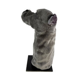 Bocchetta Staffy Plush Golf Club Head Cover - Grey (Novelty Animal Golfer Gift)