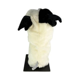 Bocchetta Staffy Plush Golf Club Head Cover - White/Black (Novelty Animal Golfer Gift)