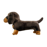 Bocchetta Stretch 22cm Standing Dachshund Plush Toy (Realistic Stuffed Animal Dog Gift)