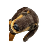 Bocchetta Stretch 22cm Standing Dachshund Plush Toy (Realistic Stuffed Animal Dog Gift)