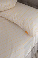 100% Cotton Bed Sheet Set w/ 2 Pillow Cases - SOLEIL Yellow