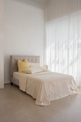 100% Cotton Bed Sheet Set w/ 2 Pillow Cases - SOLEIL Yellow