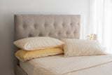 100% Cotton Bed Sheet Set w/ 2 Pillow Cases - SOLEIL Yellow
