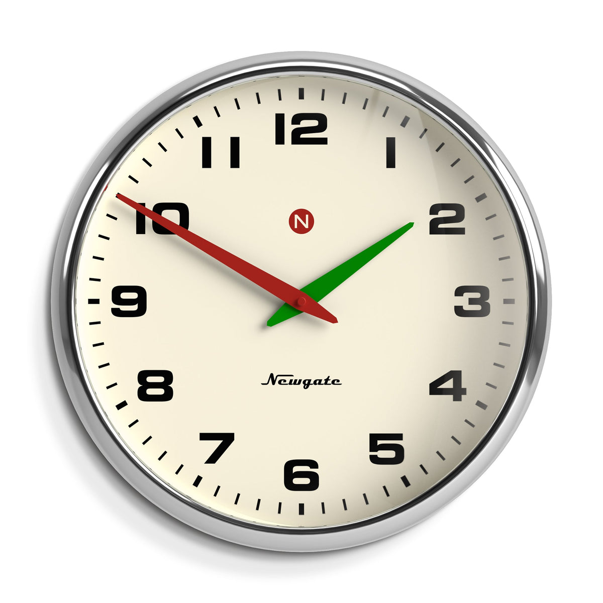 Newgate Superstore Wall Clock Alpha Dial Chrome – Boutique Retailer