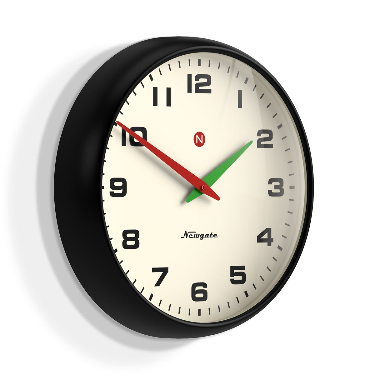 Alpha Dial Newgate Superstore Wall Clock - Alpha Dial Black – Boutique Retailer