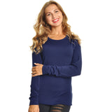 Womens Thermal Top w/ Brushed Interior Warm Winter Fleece Baselayer