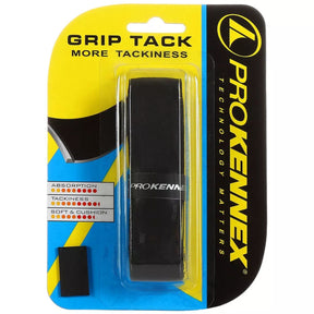 Pro Kennex Grip Tack Tacky Tennis/Padel/Pickleball Racquet Grip 1.65mm Thick - Black