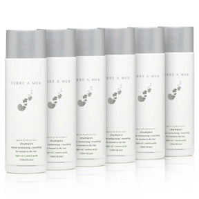 6x TERRE A MER 250ml Pure Hydration Hair Shampoo Bulk Pack - Argan Oil/Amino Acids (Normal Dry Hair)