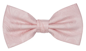Formalaties Premium Tapestry Pink Bow Tie (Floral Paisley)