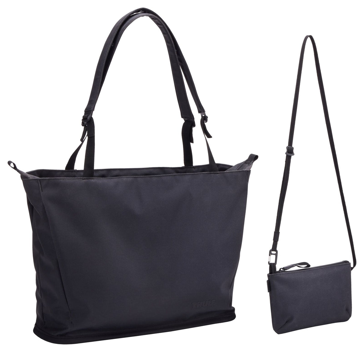 THULE Aion 23L Recycled PFC-Free Tote Bag w/ 16” Laptop Wet Pocket in Black
