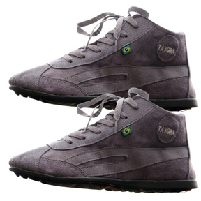 Taygra Vegan High Top Dance Shoes - Graphite (Recycled Ethical Handmade Sneakers)
