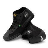 Taygra Vegan High Top Shoes - Black (Recycled Ethical Handmade Sneakers)