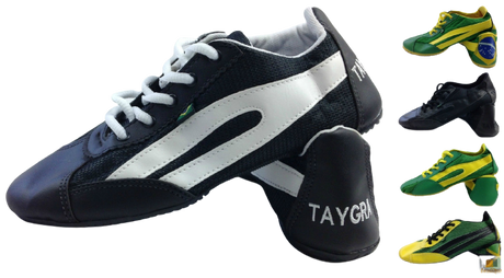 TAYGRA Slim Shoe Vegan Leather Recycled Flexible Ethical Handmade Sneakers Eco - All Black