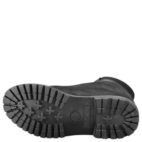 Timberland Womens Premium 6-inch Waterproof Leather Boots Classic Ladies - Black Nubuck
