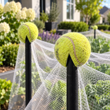 5x Tennis Balls Used As Safety Caps for Garden Stakes, Posts & Star Pickets