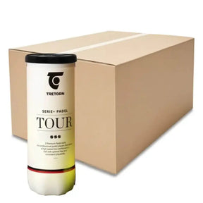 Tretorn Serie+ Padel Tour Balls - 72 Balls / 1 Box (24 Cans of 3)
