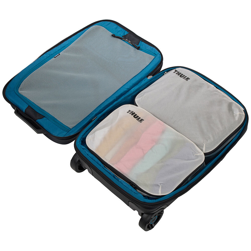 THULE 34x24cm Clean Dirty Packing Cube Travel Storage Bag w/ TPU Divider in Pond Gray