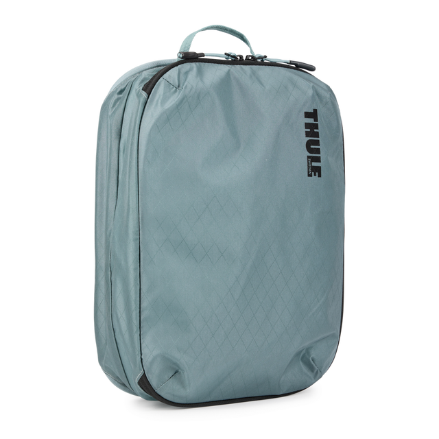 THULE 34x24cm Clean Dirty Packing Cube Travel Storage Bag w/ TPU Divider in Pond Gray