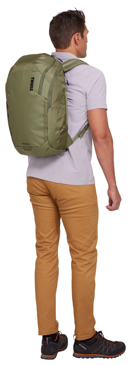 Thule Chasm 26L Everyday Backpack Bag Travel w/ Laptop Pocket in Olivine