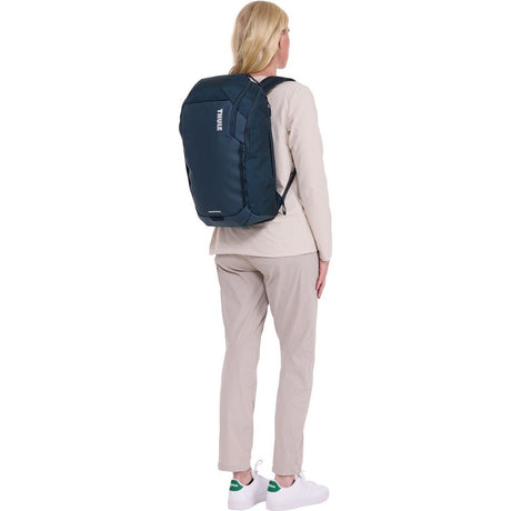 Thule Chasm 26L Everyday Backpack - Darkest Blue (Travel Bag w/ Laptop Pocket)