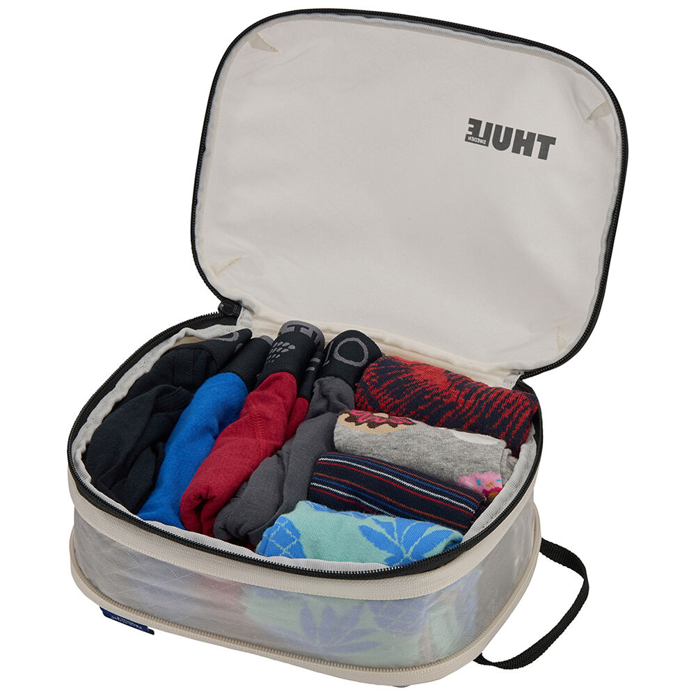 THULE Small Packing Cube 26x18x11 Compression Travel Storage Organizer in White