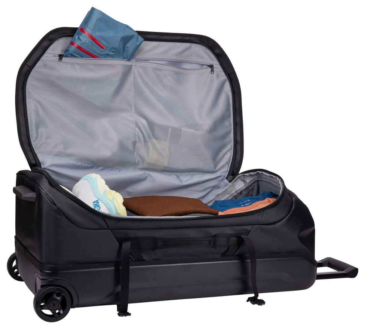 THULE Chasm 110L Wheeled Duffel Travel Suitcase Bag in Black