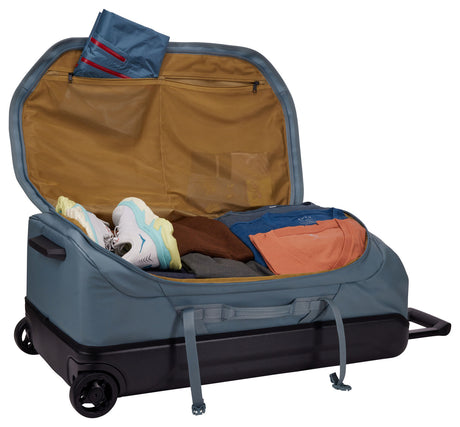 THULE Chasm 110L Wheeled Duffel Travel Suitcase Bag in Pond