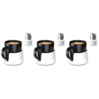 3x TableCoaster Anti-Spill Drink Holder Tray Pack - White (Couch & Car Travel)