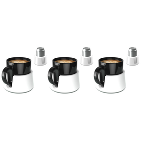 3x TableCoaster Anti-Spill Drink Holder Tray Pack - White (Couch & Car Travel)