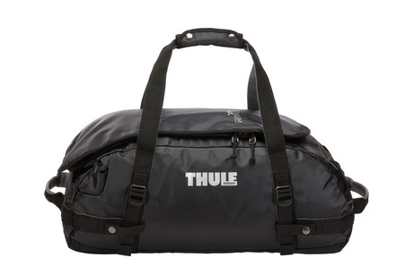 Thule Chasm 40L Duffel Overnight Travel Bag - Gloss Black (Convertible Duffle Backpack)