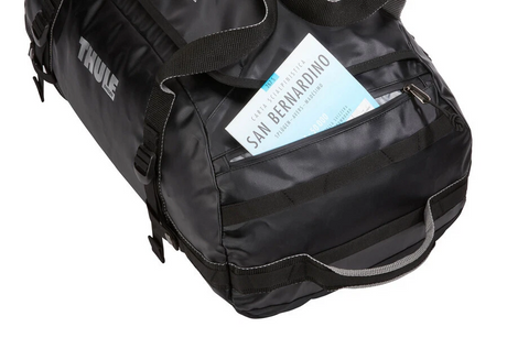 Thule Chasm 40L Duffel Overnight Travel Bag - Gloss Black (Convertible Duffle Backpack)