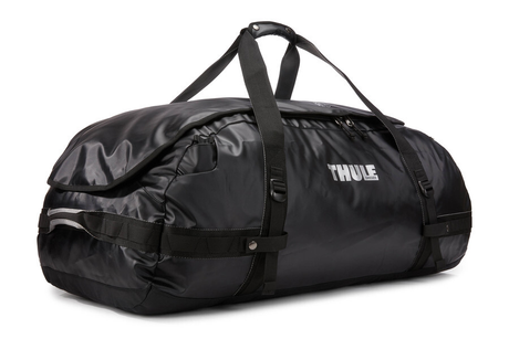 Thule Chasm 130L Duffel Travel Bag - Gloss Black (Convertible Outdoor Duffle Backpack)